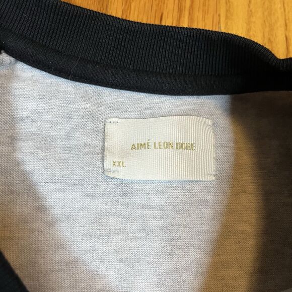 Aime Leon Dore Black and Gray Long Sleeve Shirt - Picture 4 of 9